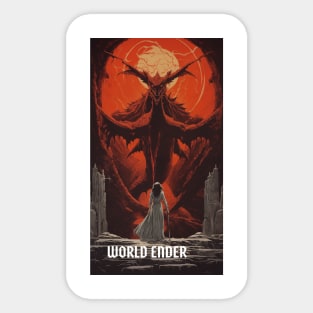 WORLD ENDER - DARK FANTASY ART STYLE Sticker